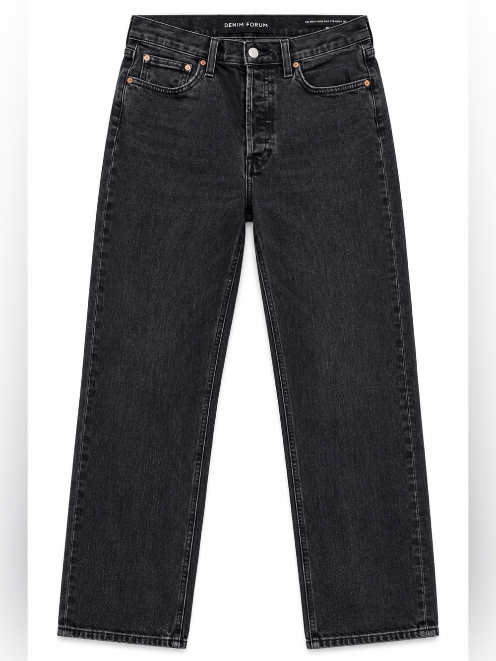 Aritzia Denim Forum Arlo High Rise Straight 26L Jeans Black Size 28